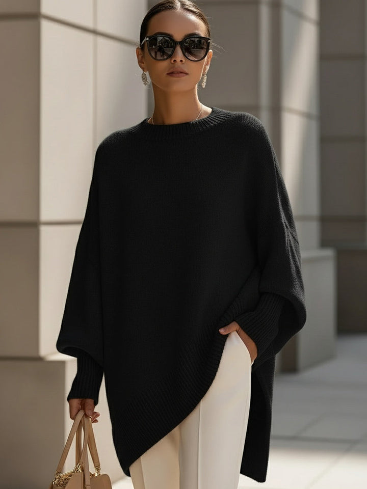 Mandy | Elegante Oversized Poncho für mühelose Stil