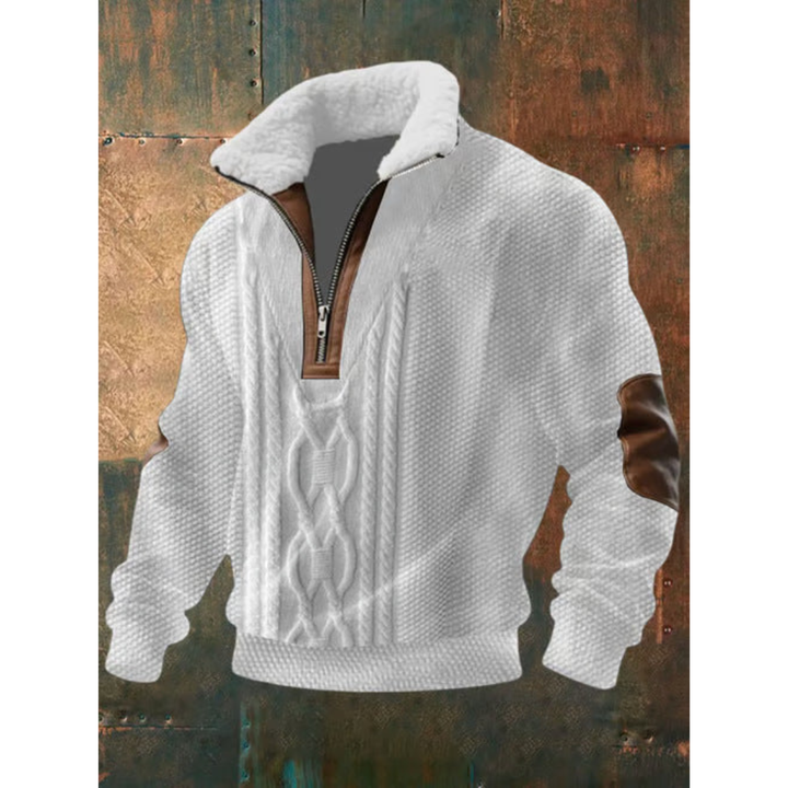 Tobias | ThermoSoft | Fleece Pullover mit Stehkragen