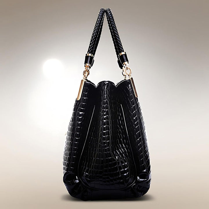Montelisse - Krokodil-Design Schultertasche