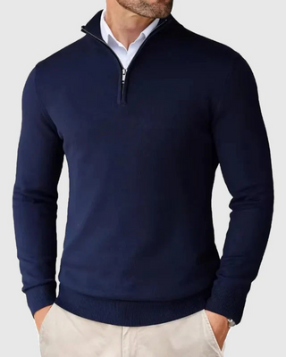 Romeo | Strickpullover mit Zip-Verschluss