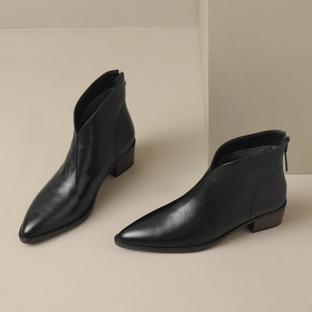 Eirae™ | Zeitgemäße Leder-Ankle Boots