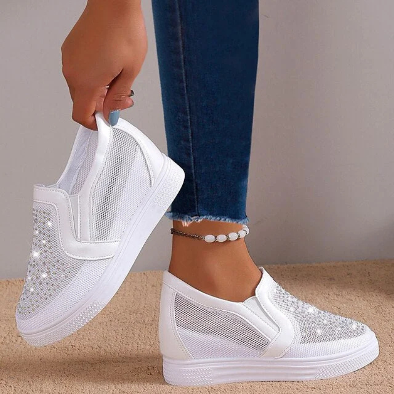 Nadja™ | Stylische Kristall-Sneaker für Damen