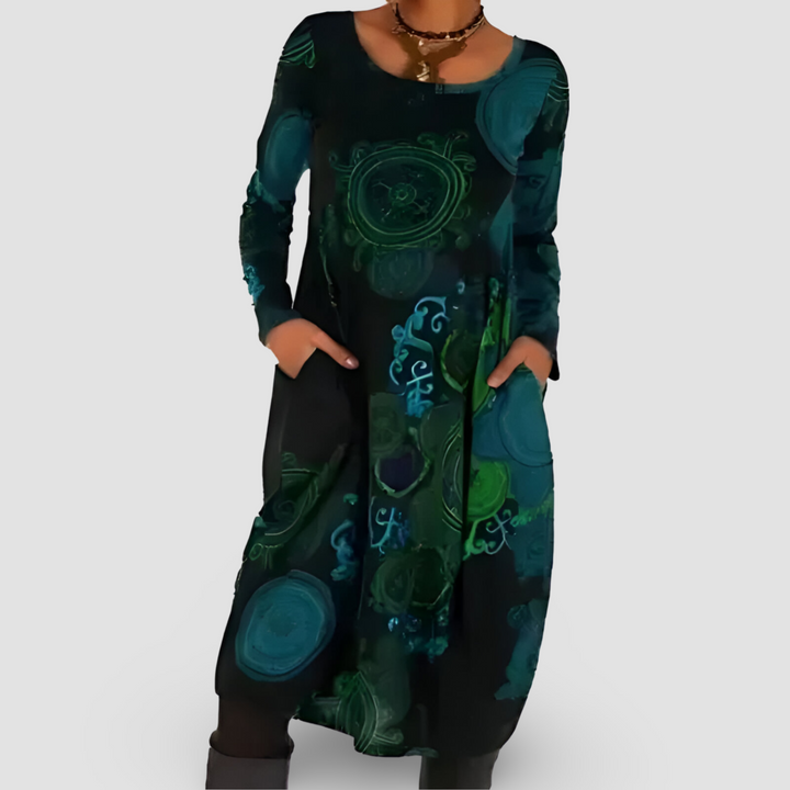 Karine™ – Stilvolle Boho-Winterrobe für elegante Auftritte