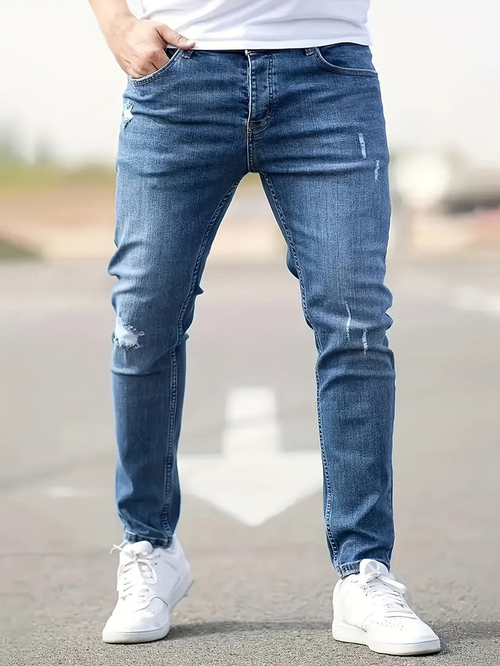 Alex - Modische Slim Fit Jeans mit Destroyed-Effekten