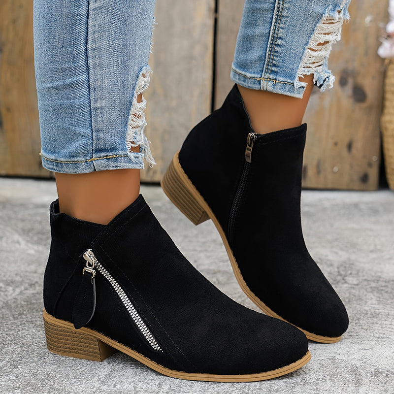 Lona™ | Elegante Wildleder-Ankle Boots