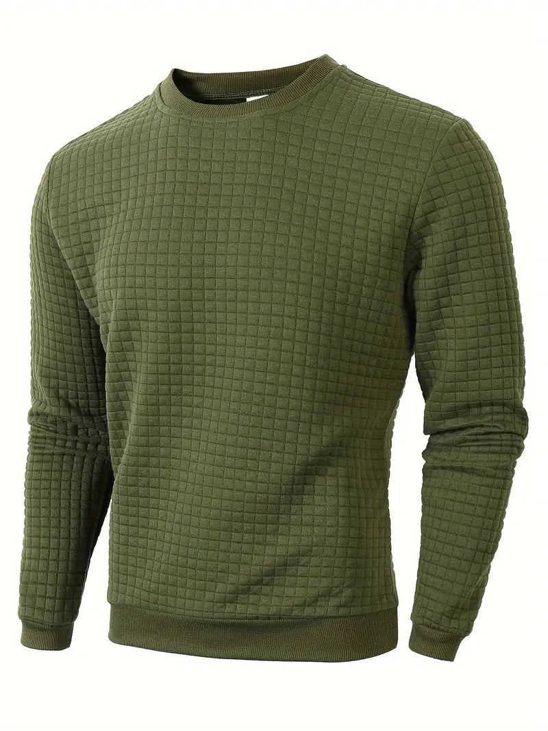 Beckham | Bohemian Plaid Long Sleeve Sweater