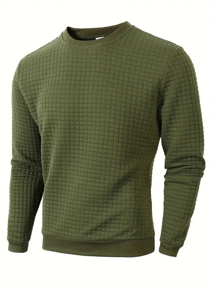 Beckham | Bohemian Plaid Long Sleeve Sweater
