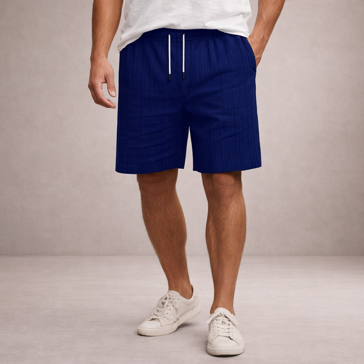 LAURENT MONACO | Herren Leinen-Sommershorts