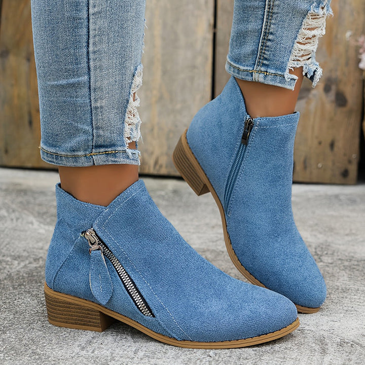 Lona™ | Elegante Wildleder-Ankle Boots