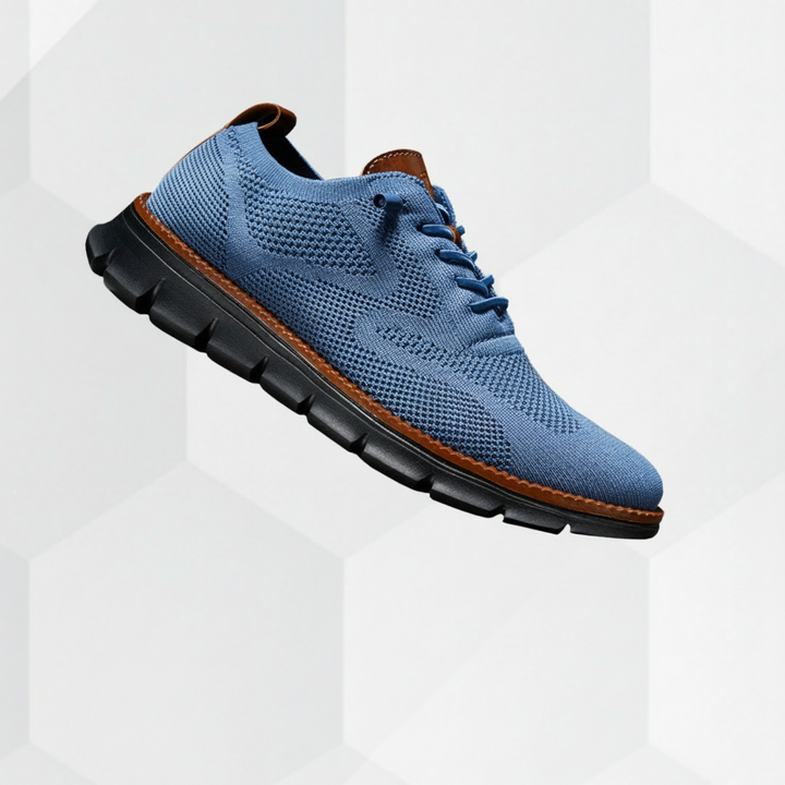 LAURENT MONACO | Herren Oxford-Schuhe mit Mesh-Einsatz