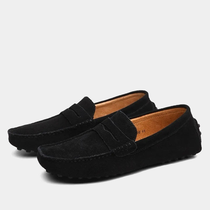 LAURENT MONACO | HERREN MODERNE SUEDE PENNY LOAFERS