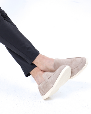 Leder-Suede Mokassins