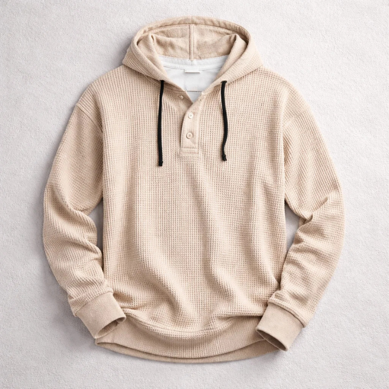 Bradley Waffle Knit Hoodie