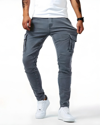 LAURENT MONACO | Herren Cargo-Hose mit Stretch