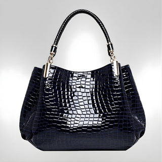 Montelisse - Krokodil-Design Schultertasche