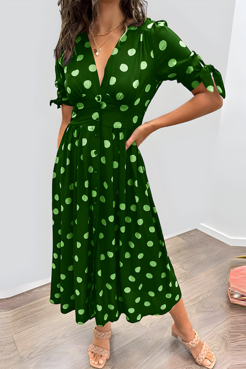 Noria™ | Stilvolles Punktkleid