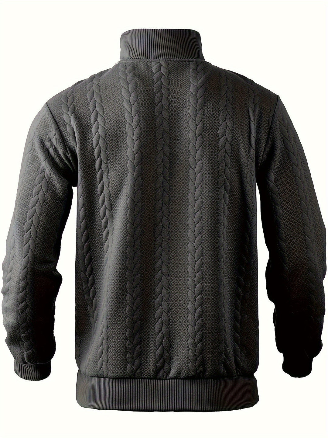 Roman | Stilvoller Vintage-Pullover mit Reißverschluss
