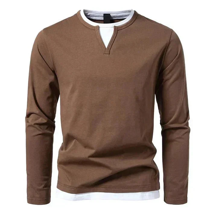 Alwin 1 Premium Long Sleeve Shirt | Combed Cotton