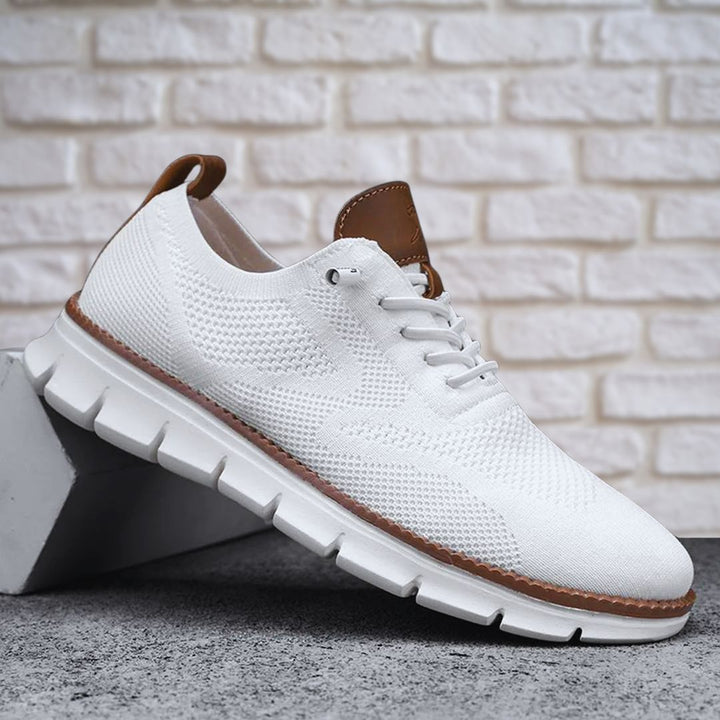 LAURENT MONACO | Herren Oxford-Schuhe mit Mesh-Einsatz