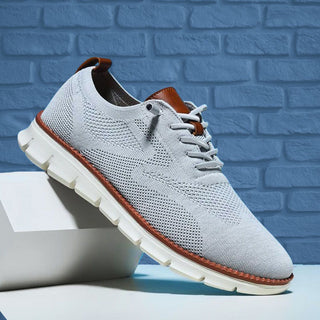 LAURENT MONACO | Herren Oxford-Schuhe mit Mesh-Einsatz