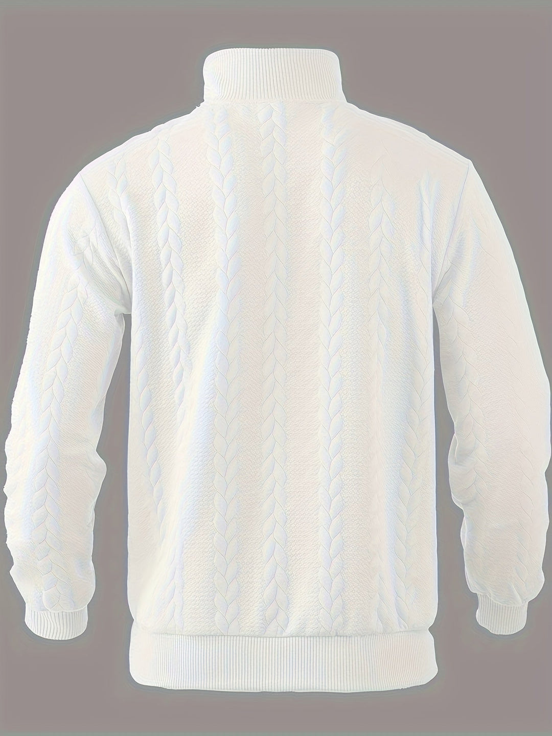 Roman | Stilvoller Vintage-Pullover mit Reißverschluss