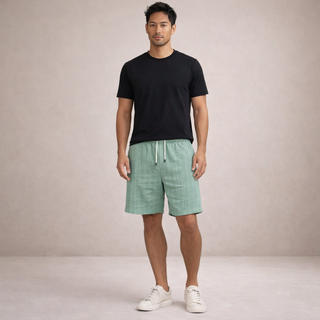 LAURENT MONACO | Herren Leinen-Sommershorts