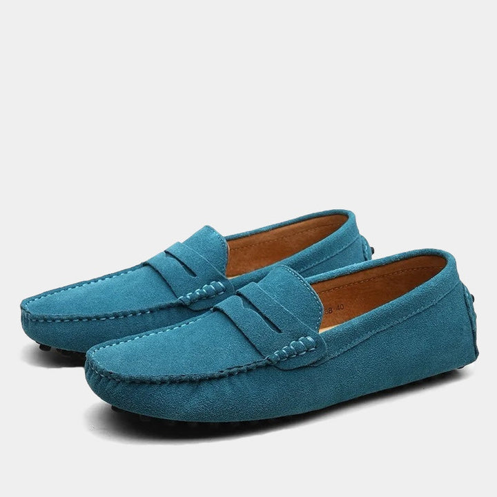LAURENT MONACO | HERREN MODERNE SUEDE PENNY LOAFERS