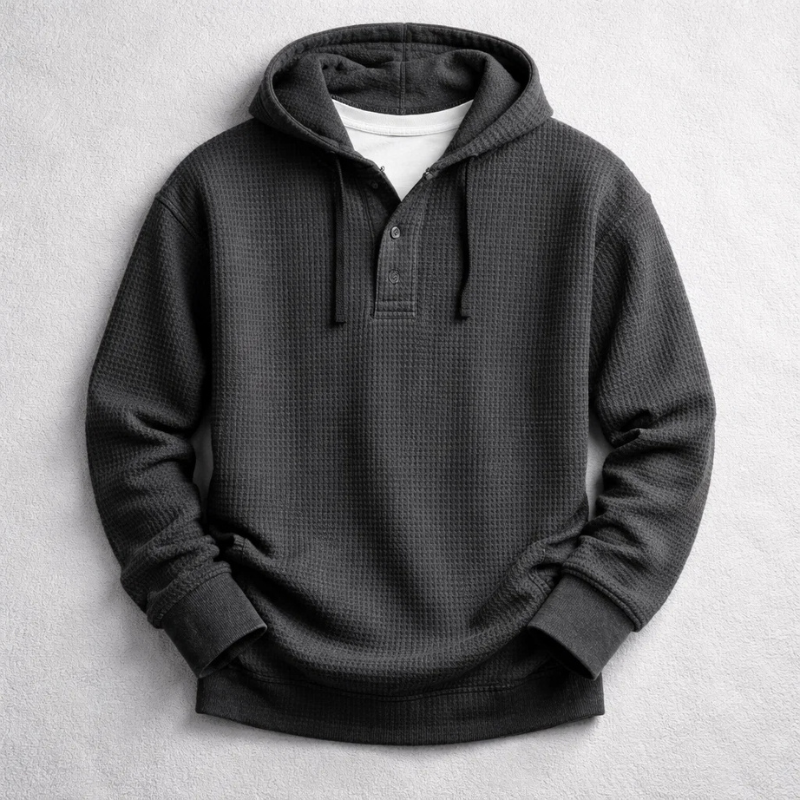 Bradley Waffle Knit Hoodie