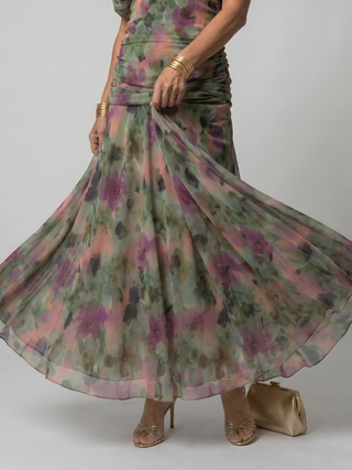 Evelina™ | Elegantes Maxi-Kleid mit Bauch-Optimierung