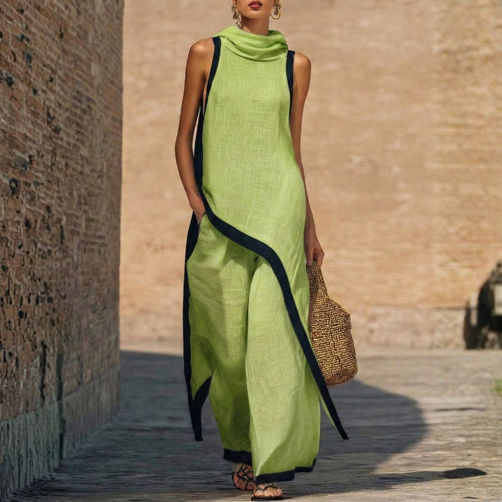 Gianna - Elegantes Leinen-Zweiteiler-Set für stilvolle Auftritte