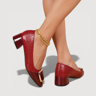 Vika™ | Elegante Bequeme Orthopädische Leder-Heels