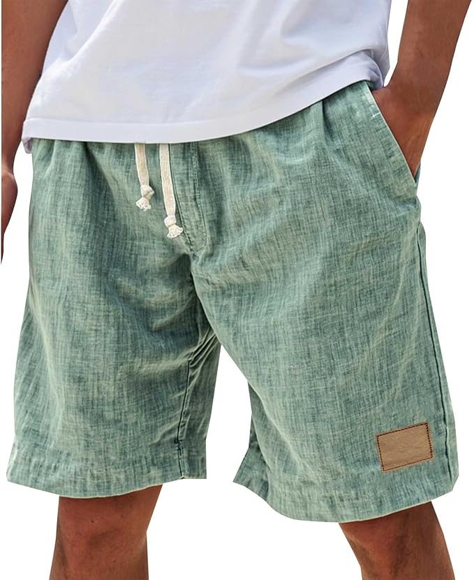 LAURENT MONACO | Herren Sommer Leinen Shorts