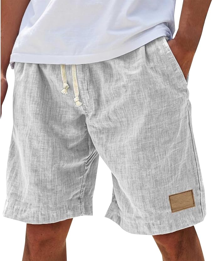 LAURENT MONACO | Herren Sommer Leinen Shorts