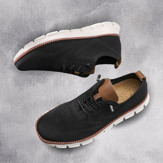LAURENT MONACO | Herren Oxford-Schuhe mit Mesh-Einsatz