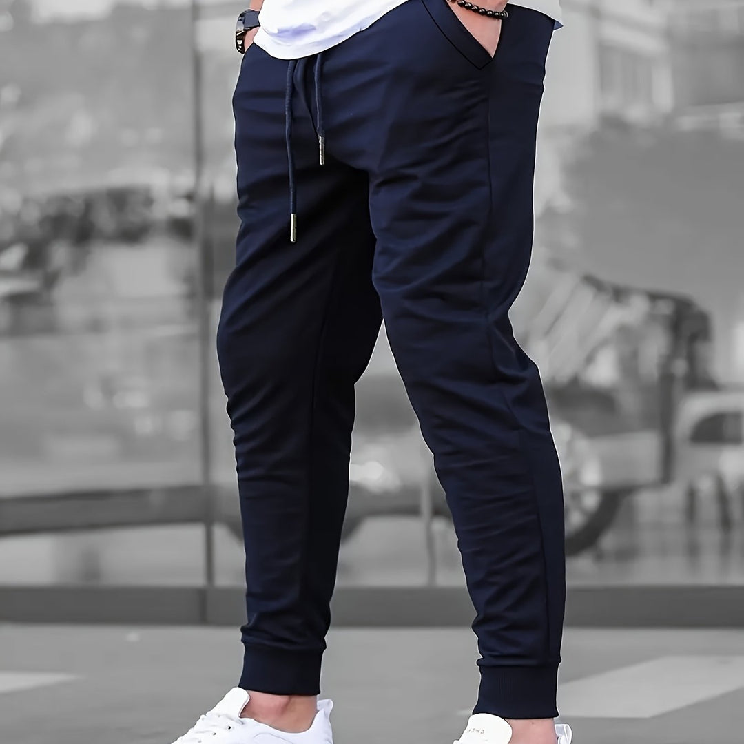 LAURENT MONACO | HERREN JOGGINGHOSE MIT VIELEN TASCHEN