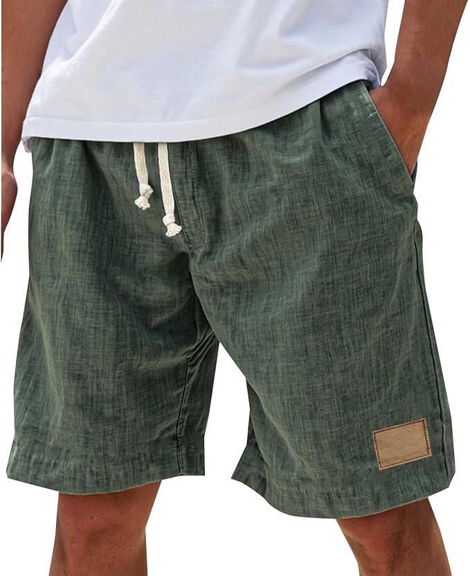 LAURENT MONACO | Herren Sommer Leinen Shorts