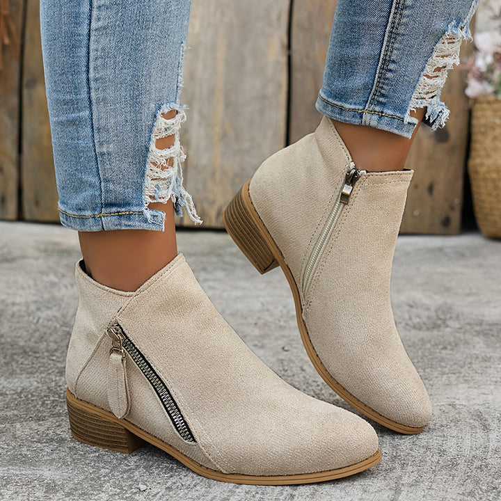Lona™ | Elegante Wildleder-Ankle Boots
