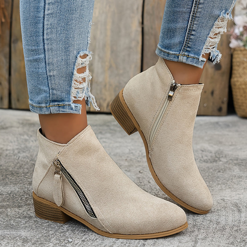 Lona™ | Elegante Wildleder-Ankle Boots
