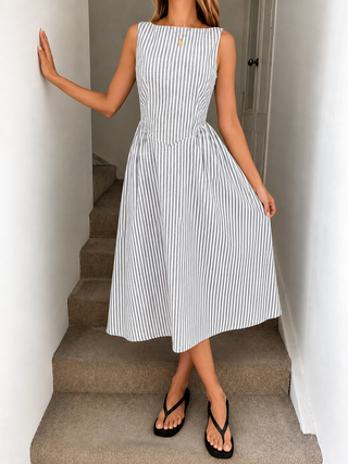Denise™ | Elegantes Midi-Kleid mit Bauch-Optimierung