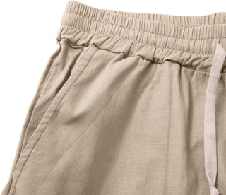 LAURENT MONACO | Herren Sommer Leinen Shorts