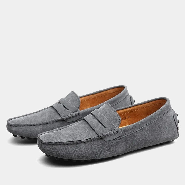 LAURENT MONACO | HERREN MODERNE SUEDE PENNY LOAFERS