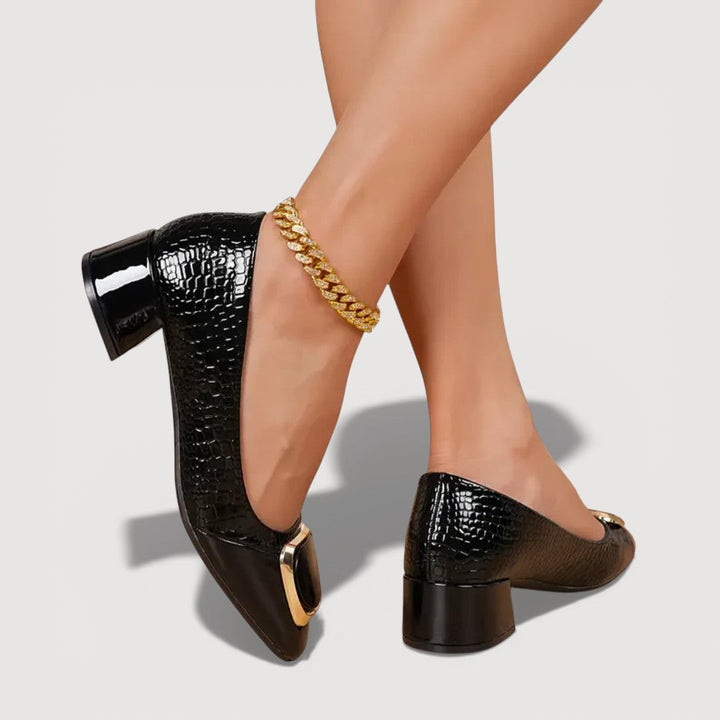 Vika™ | Elegante Bequeme Orthopädische Leder-Heels
