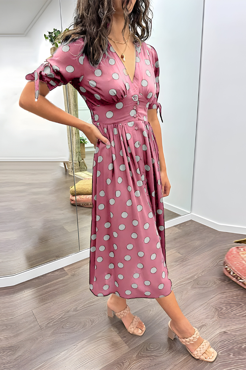 Noria™ | Stilvolles Punktkleid