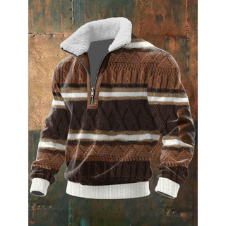 Tobias | ThermoSoft | Fleece Pullover mit Stehkragen