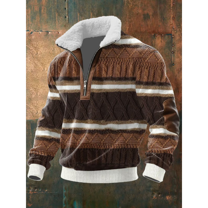 Tobias | ThermoSoft | Fleece Pullover mit Stehkragen
