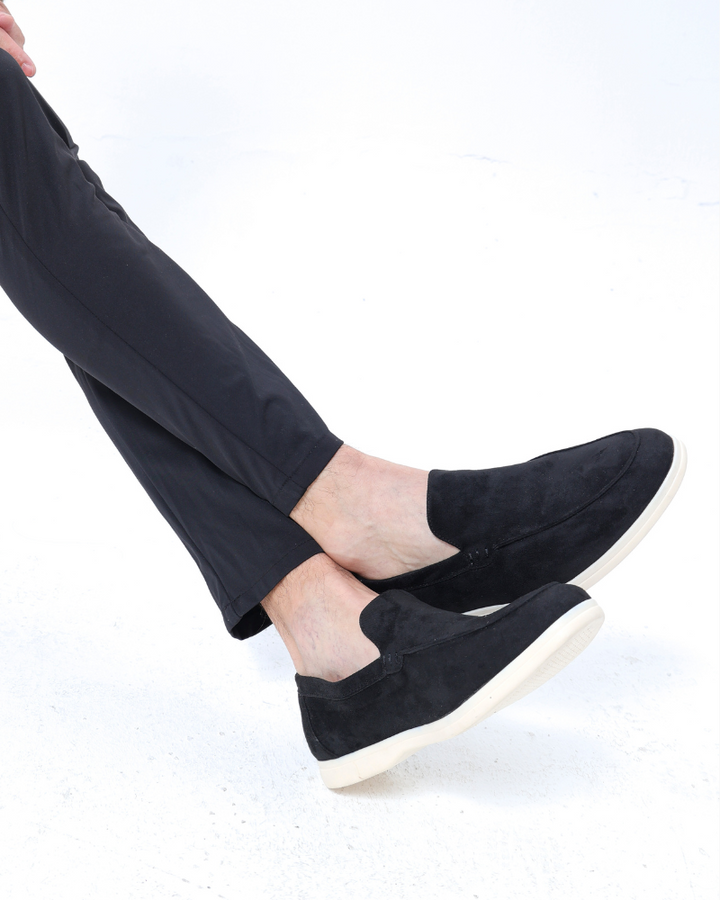 Leder-Suede Mokassins