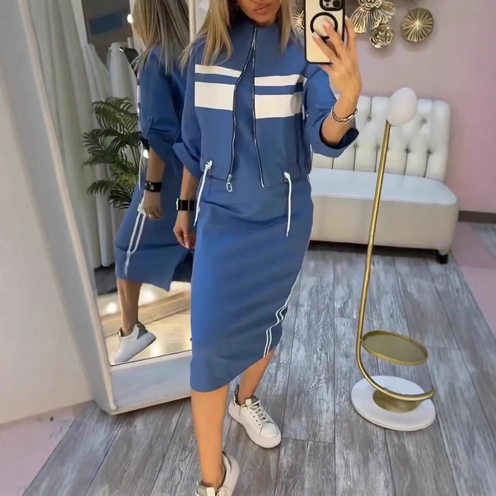 Mire™ | Komfortables Midi-Kleid mit Weste