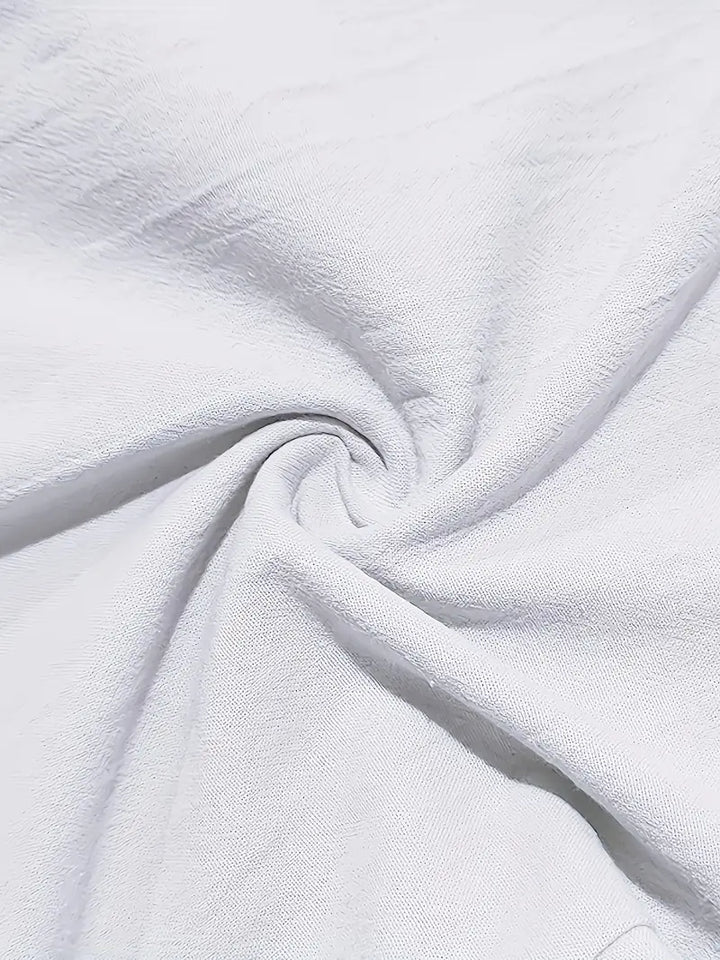 NICHOLS | Weite Leinenhose mit Kordelzug