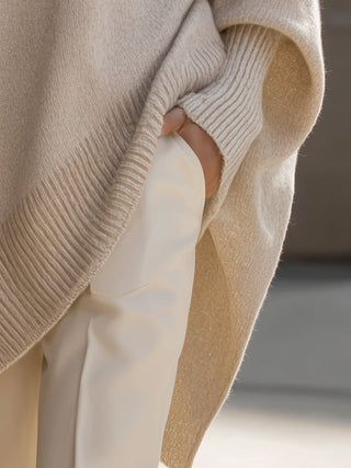 Mandy | Elegante Oversized Poncho für mühelose Stil