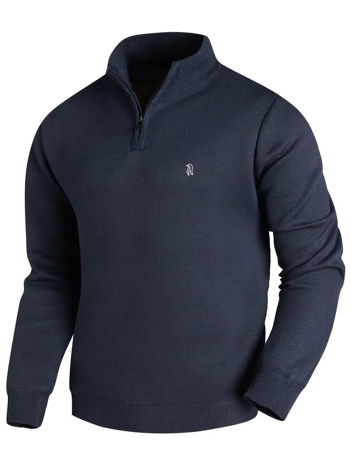 Noel | Lässiger Strickpullover mit Zip